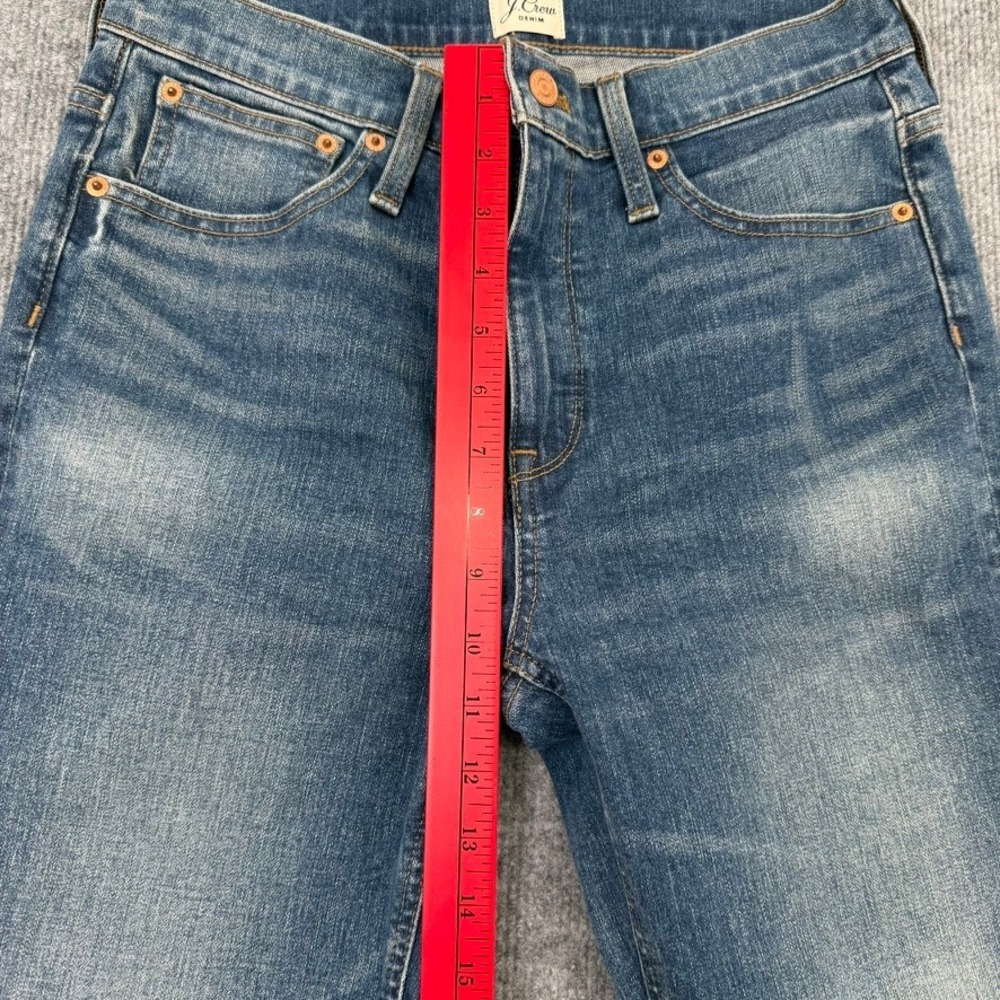 J Crew Billie Demi Boot Crop Jeans Women 29 Cotton Indie Sleek Boho Western - Picture 5 of 10